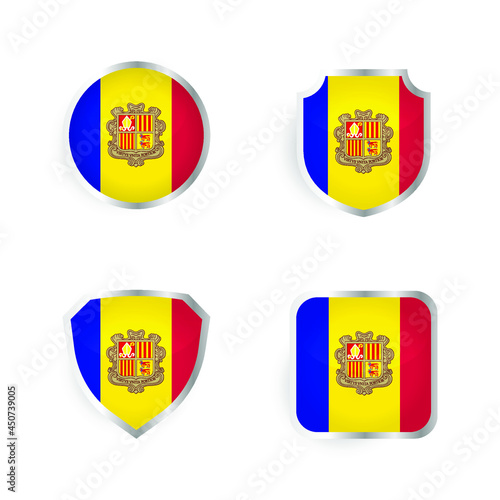 Andorra Country Badge and Label Collection Free Download Andorra Country Badge and Label Collection - GFXLoad