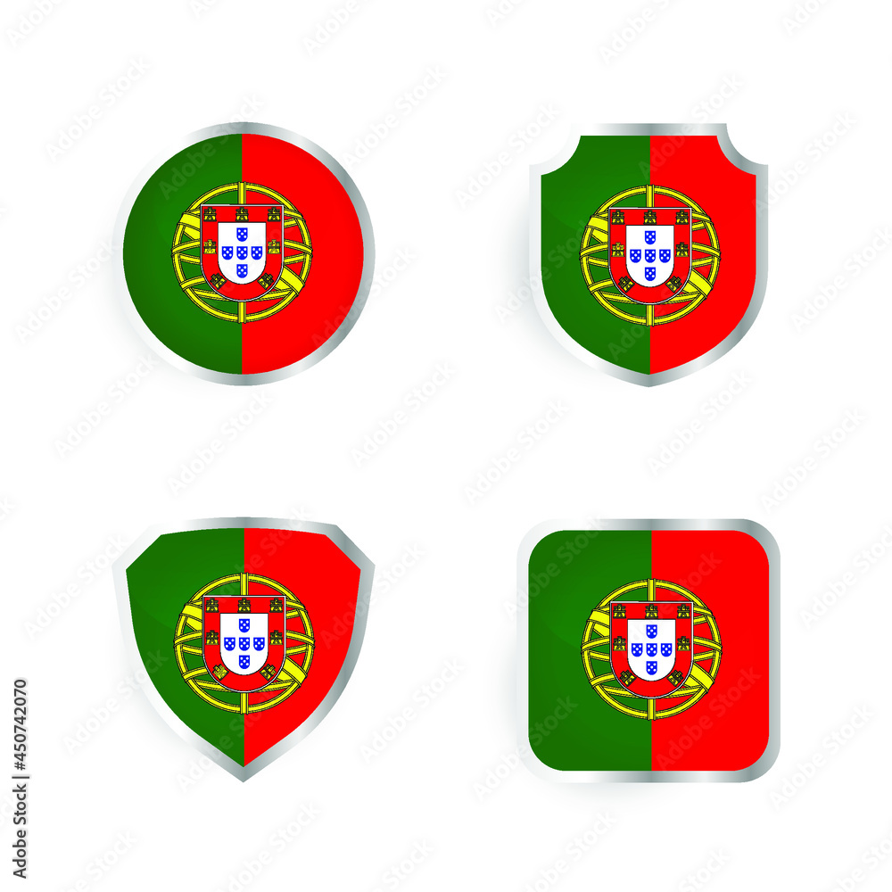Obraz premium Portugal Country Badge and Label Collection