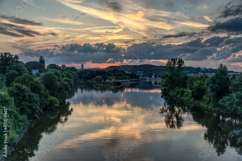 Sonnenuntergang in Regensburg