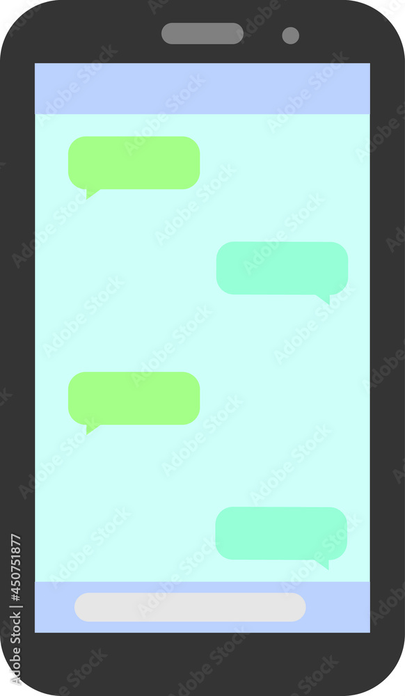 Mobile ui kit messenger. Chat app template. Social network concept. Mock up Mobile ui kit messenger. Chat app template. Social network concept. Mock up