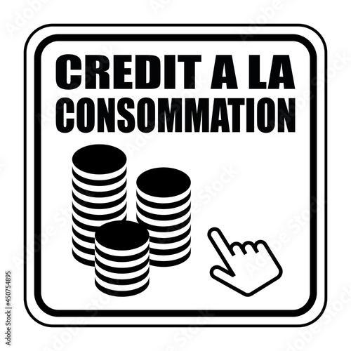 Logo crédit à la consommation.