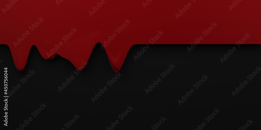blood drop border halloween blood flow background red liquid black background 3d illustration blood drop border halloween blood flow background red liquid black background 3d illustration