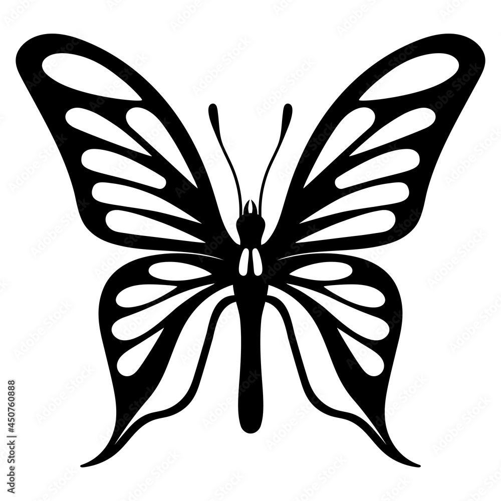 graphic black isolated butterfly silhouette icon graphic black isolated butterfly silhouette icon