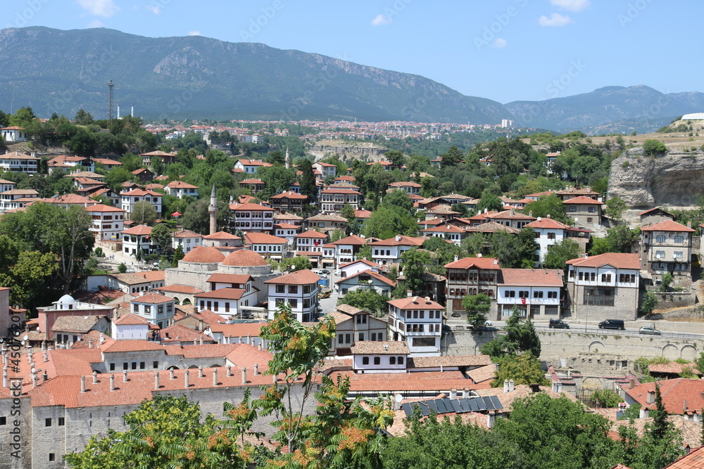Traditional ottoman houses in Safranbolu is district of Karabuk province in the black sea region of Turkey.