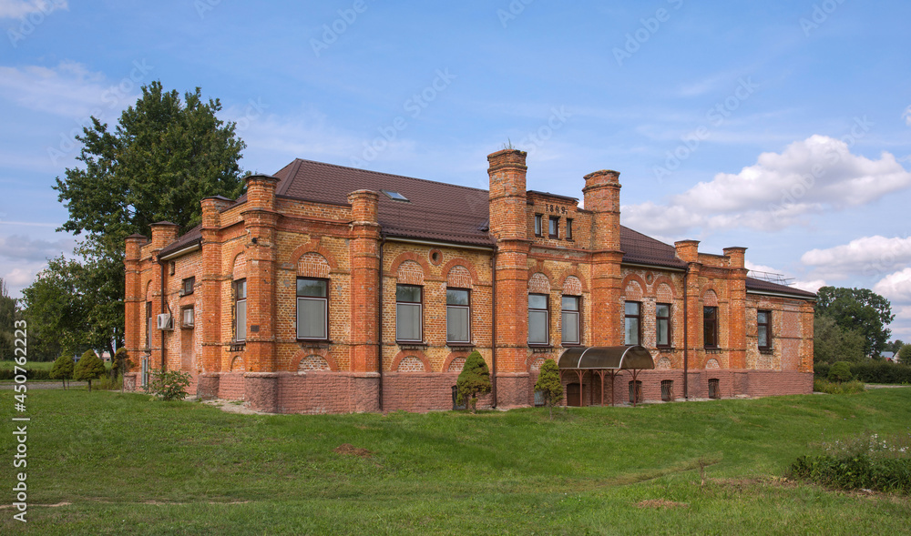 The Boguslavsky estate in Gomel. Belarus. Winery building. Olympic Committee in the Gomel region