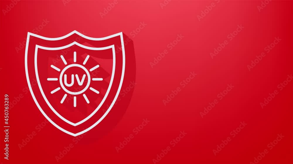 Uv protection. Sun icon symbol. Danger symbol. Uv radiation. Motion graphics. Uv protection. Sun icon symbol. Danger symbol. Uv radiation. Motion graphics.