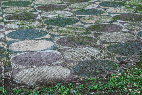 Römisches Mosaik in der Caracalla-Thermen / baths of Caracalla, Rom, Italien