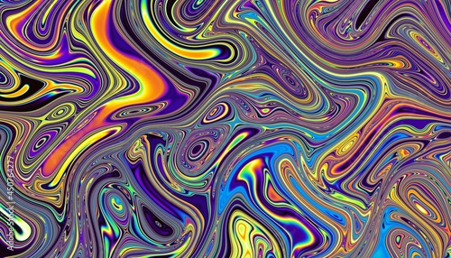 Wavy abstract futuristic background