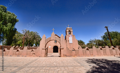 The church of San Pedro de Atacama, Chile photo