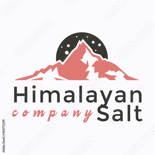 Himalayan Salt Pink logo vector image