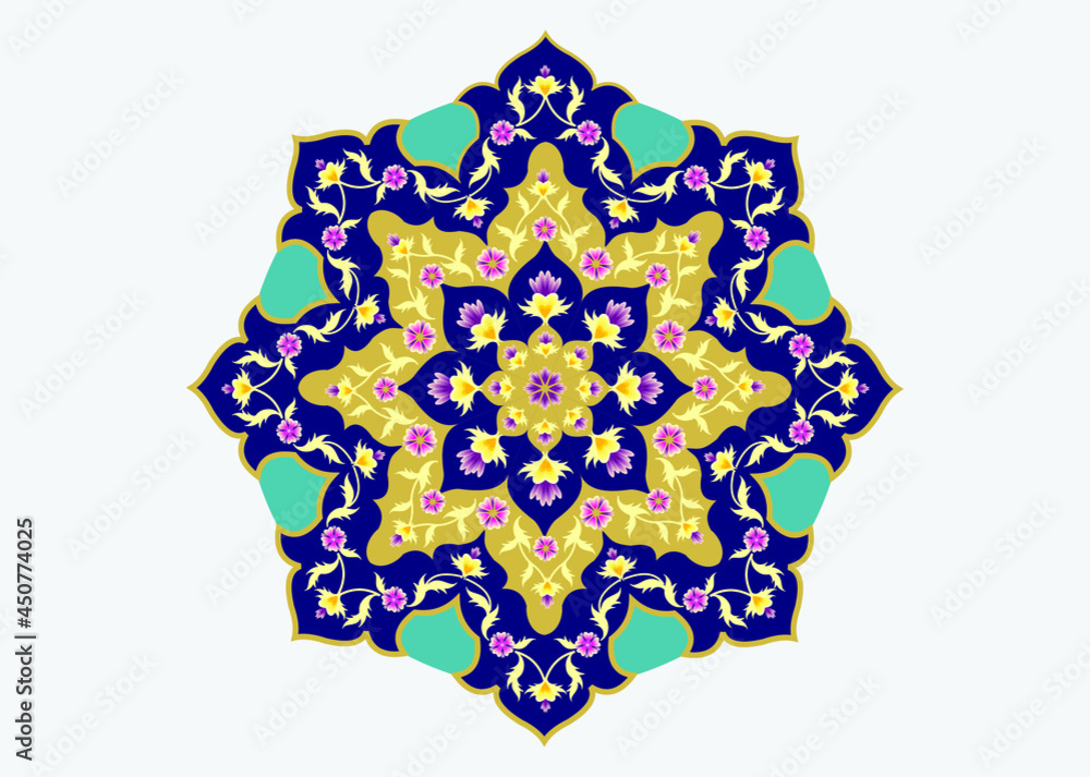 Islamic geometric motifs, which are very nice. exclusive design. vektor EPS 10