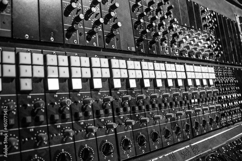 sound system control panel