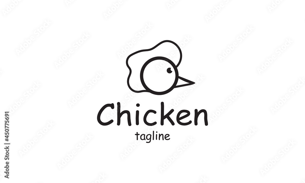 Premium vector chicken, rooster, chicken farm, fastfood, logo design template Premium vector chicken, rooster, chicken farm, fastfood, logo design template