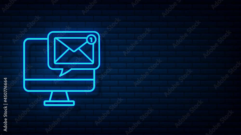 Email notification concept. New email. E-mail Marketing. Notification bell. Motion graphics. Email notification concept. New email. E-mail Marketing. Notification bell. Motion graphics.