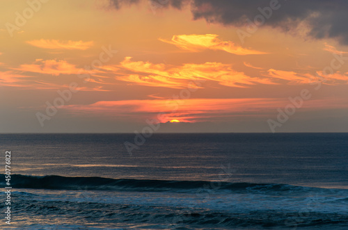 sunset over the sea © Cesar