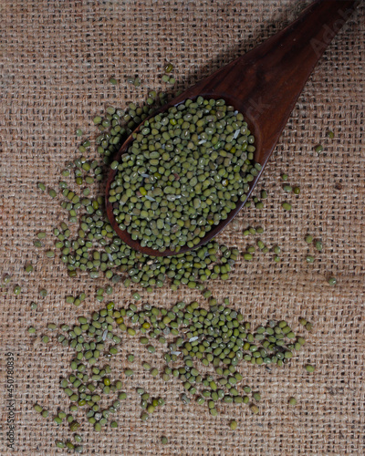 Mung bean is a type of palawija in the tropics. Benefits of green beans are obtained from the nutritional content, such as protein, carbohydrates, fiber, vitamins, minerals, folic acid, and calcium. photo