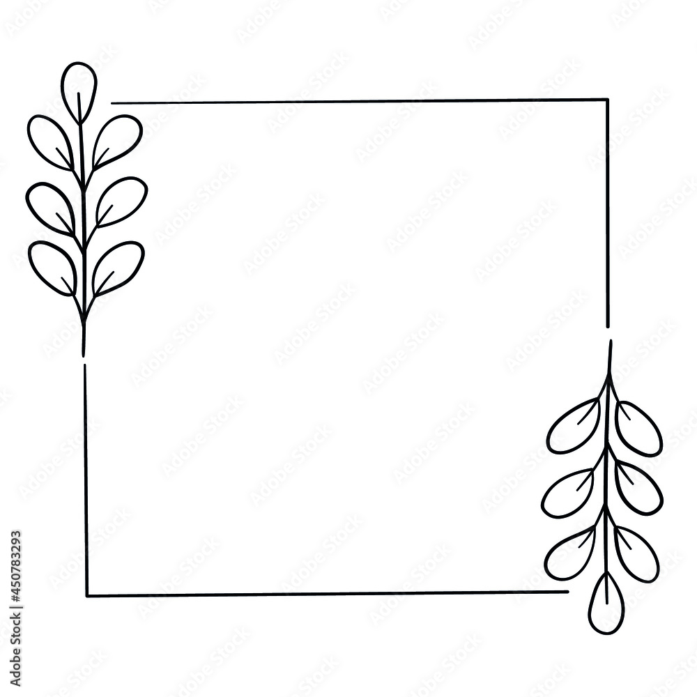 Obraz premium Botanical-frame