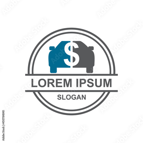 dollar car logo , automotive logo