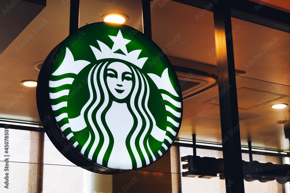 スターバックス 企業 看板 ロゴ Stock 写真 | Adobe Stock