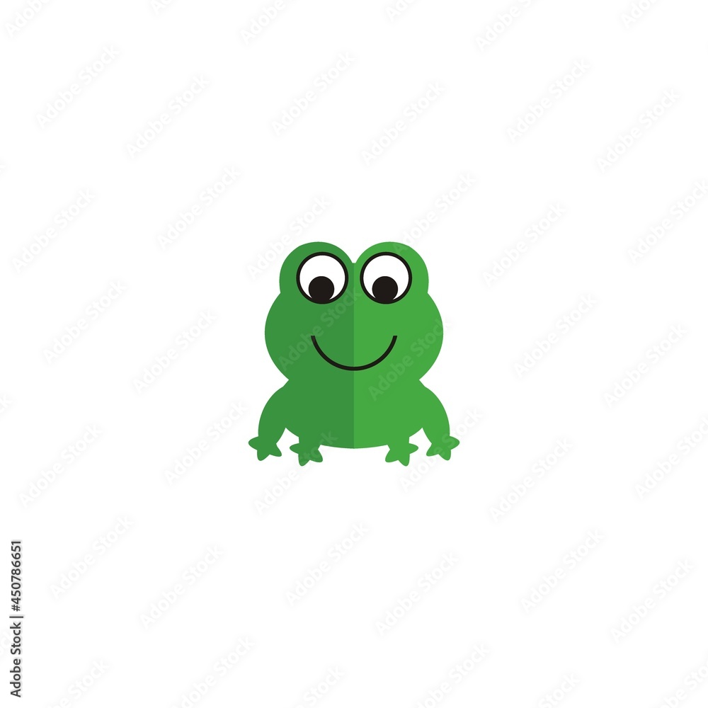 frog head smile vector logo or mascot frog illustration cartoon template frog head smile vector logo or mascot frog illustration cartoon template