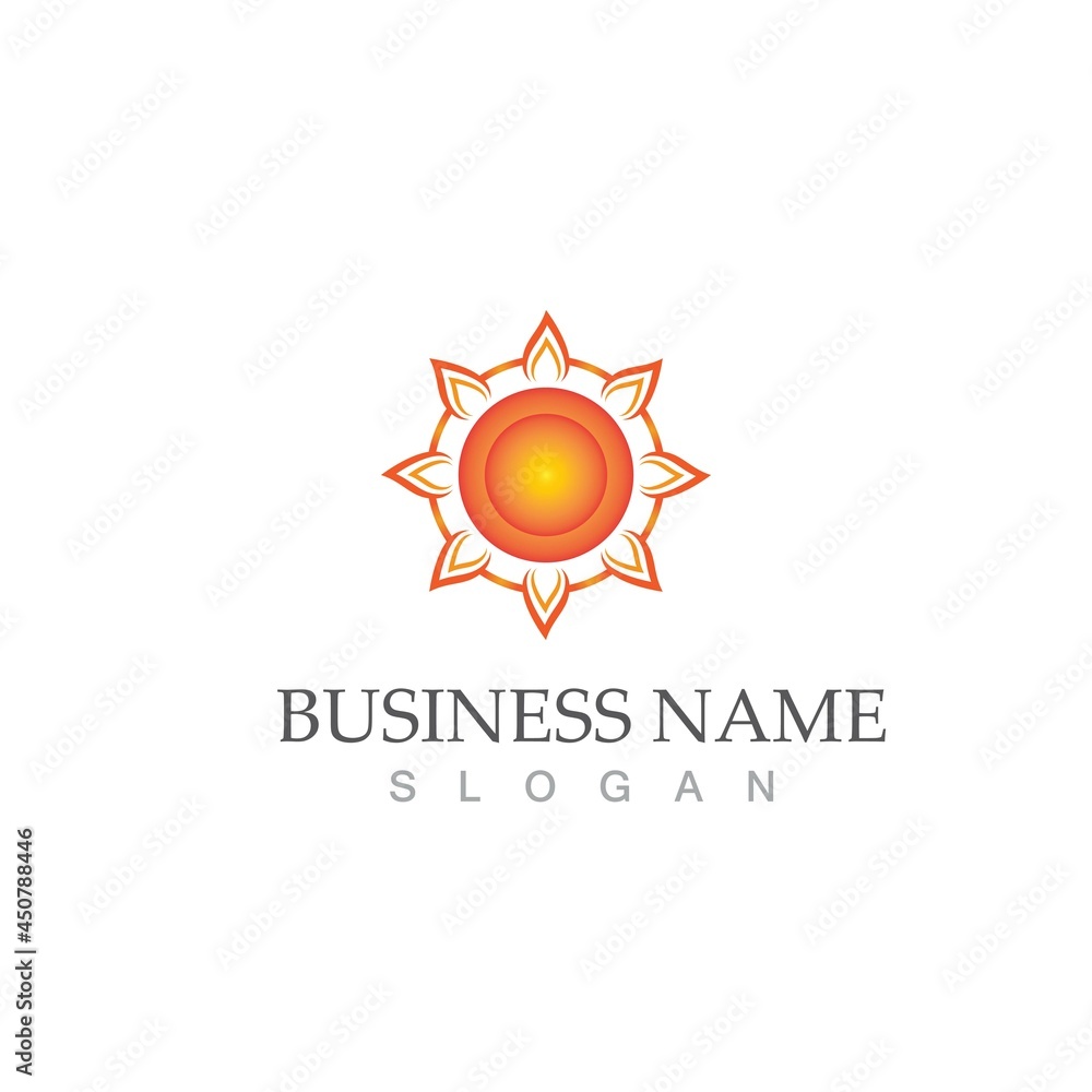 Sun Vector illustration Icon Sun Vector illustration Icon