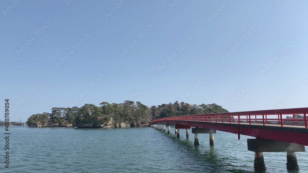 松島 福浦島 福浦橋 出会い橋 日本三景 宮城県