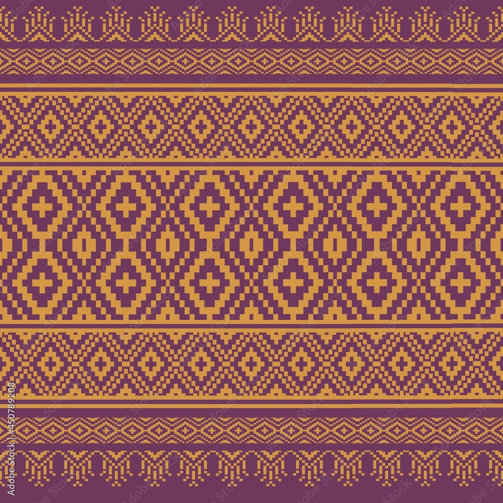 seamless pattern Geometric ethnic tribal textile fabric ikat pattern American African motif mandalas native boho bohemian carpet aztec india Asia 