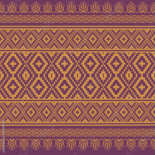 seamless pattern Geometric ethnic tribal textile fabric ikat pattern American African motif mandalas native boho bohemian carpet aztec india Asia 