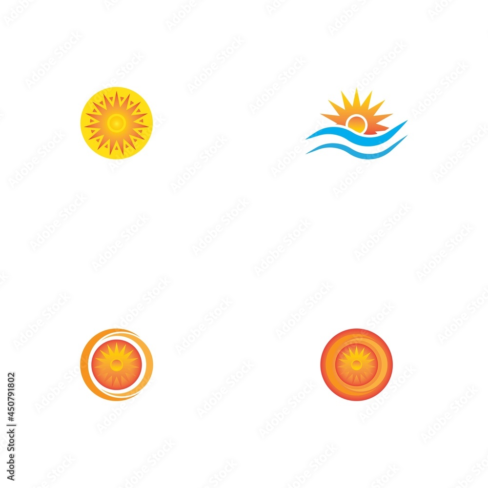 Fototapeta premium Sun Vector illustration Icon