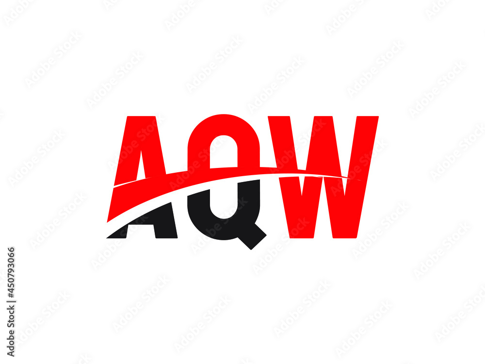 AQW Letter Initial Logo Design Vector Illustration AQW Letter Initial Logo Design Vector Illustration