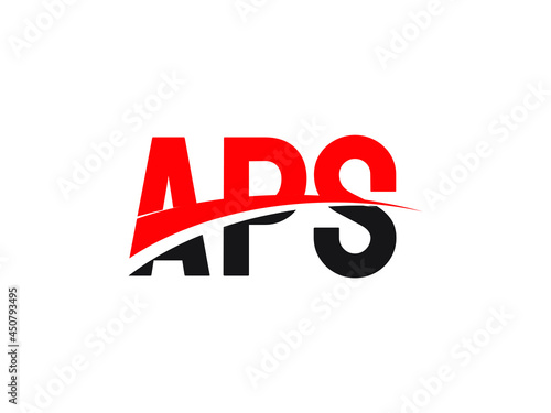 APS Letter Initial Logo Design Vector Illustration