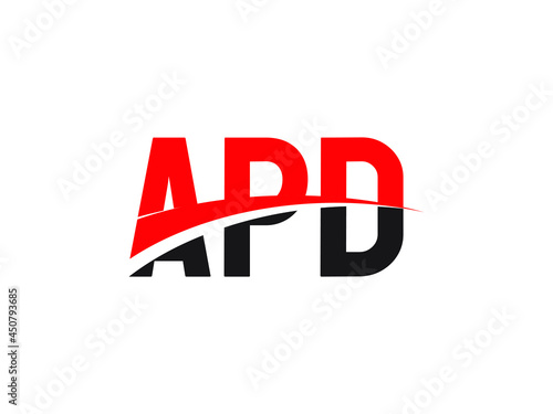 APD Letter Initial Logo Design Vector Illustration