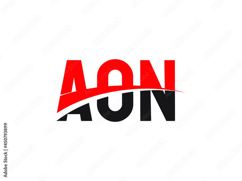 AON Letter Initial Logo Design Vector Illustration