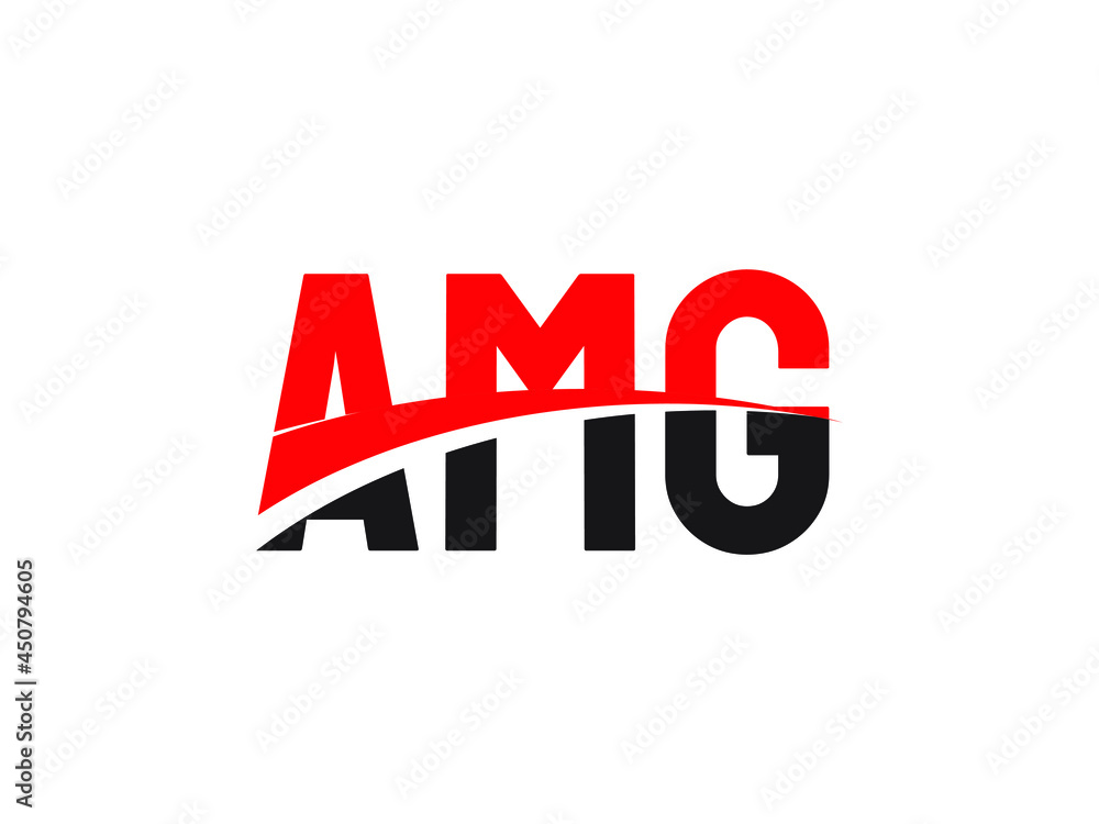 AMG Letter Initial Logo Design Vector Illustration