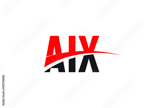 AIX Letter Initial Logo Design Vector Illustration