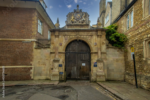 The entrance to Trinity College in Cambridge, UK © Rob
