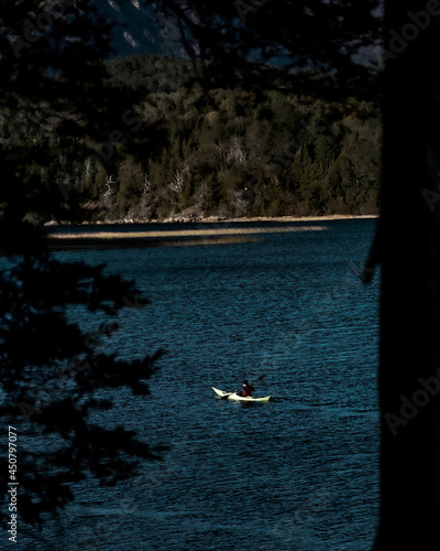 boat on the lake