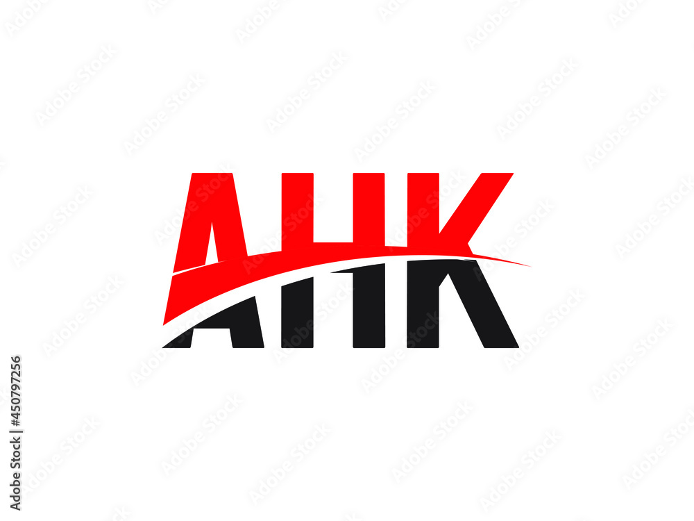 AHK Letter Initial Logo Design Vector Illustration