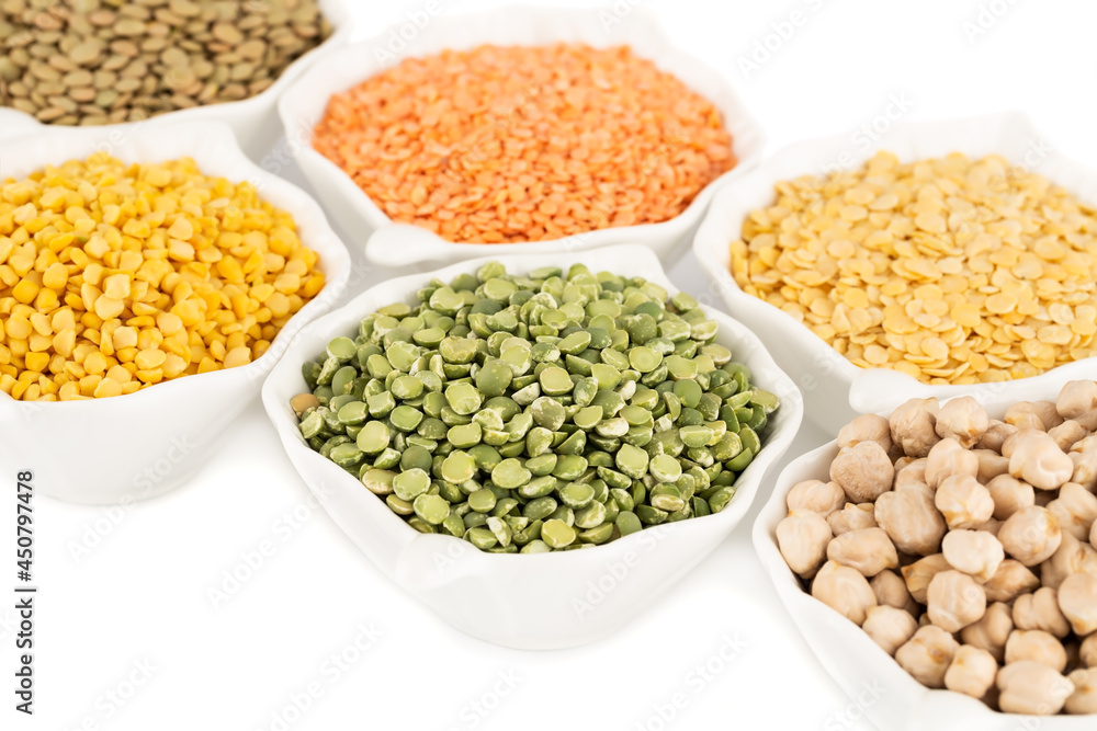 Collection of cereals and beans