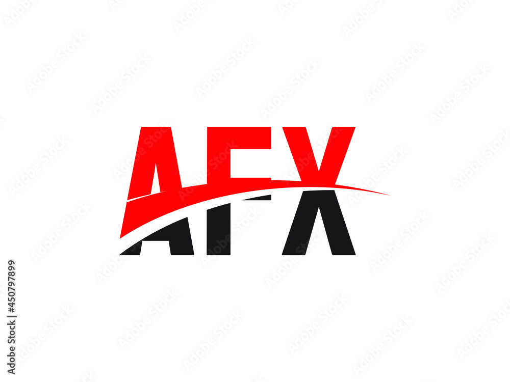 Obraz premium AFX Letter Initial Logo Design Vector Illustration