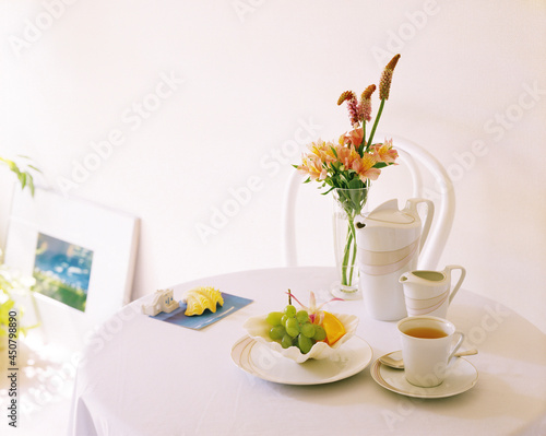 breakfast on a bed
