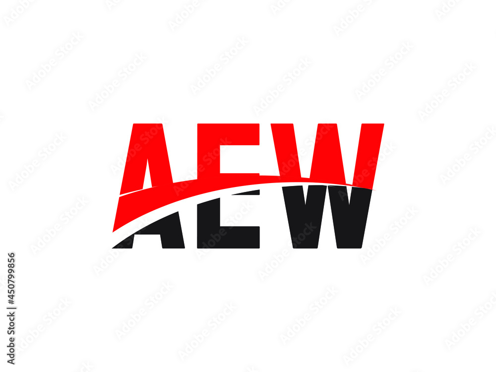 AEW Letter Initial Logo Design Vector Illustration AEW Letter Initial Logo Design Vector Illustration