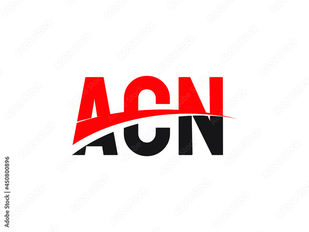 ACN Letter Initial Logo Design Vector Illustration ACN Letter Initial Logo Design Vector Illustration