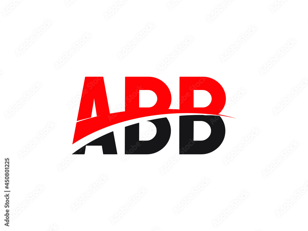 ABB Letter Initial Logo Design Vector Illustration