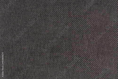 Black plain fabric, textile