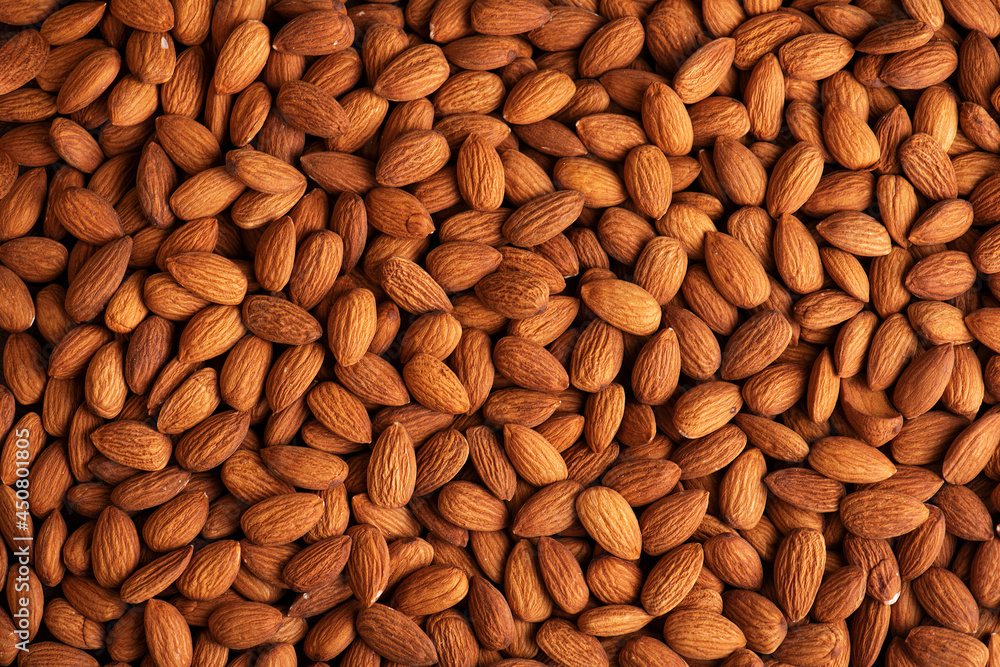 background of almonds background of almonds