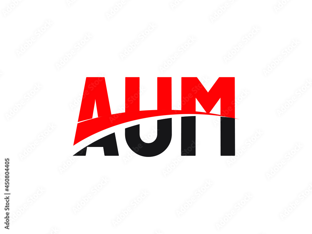AUM Letter Initial Logo Design Vector Illustration AUM Letter Initial Logo Design Vector Illustration