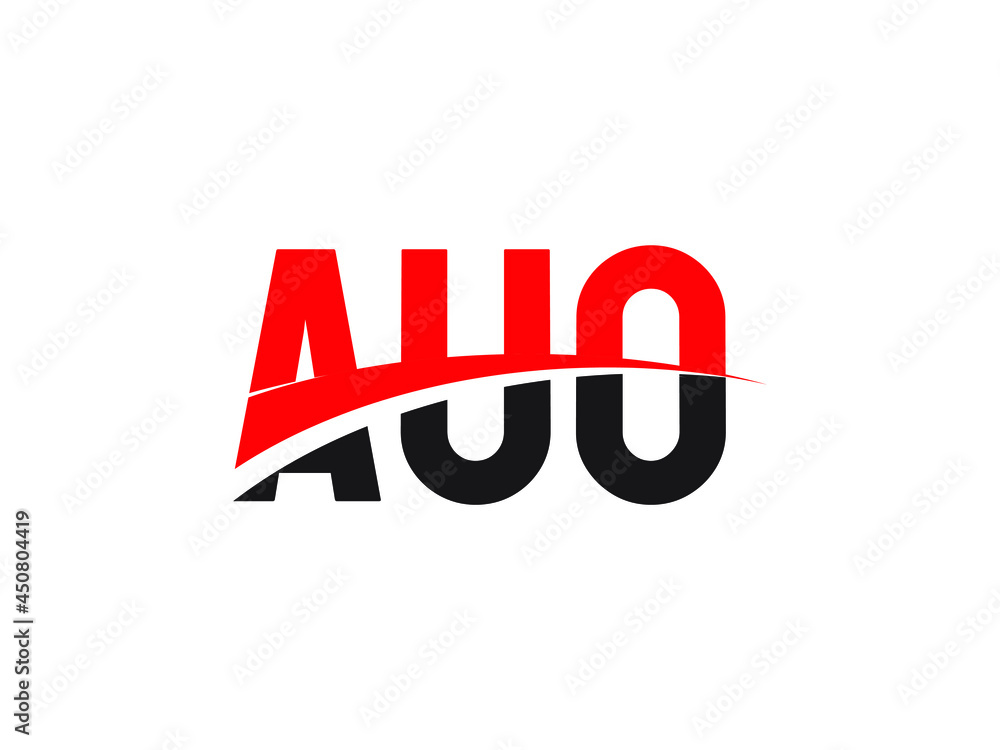 AUO Letter Initial Logo Design Vector Illustration AUO Letter Initial Logo Design Vector Illustration