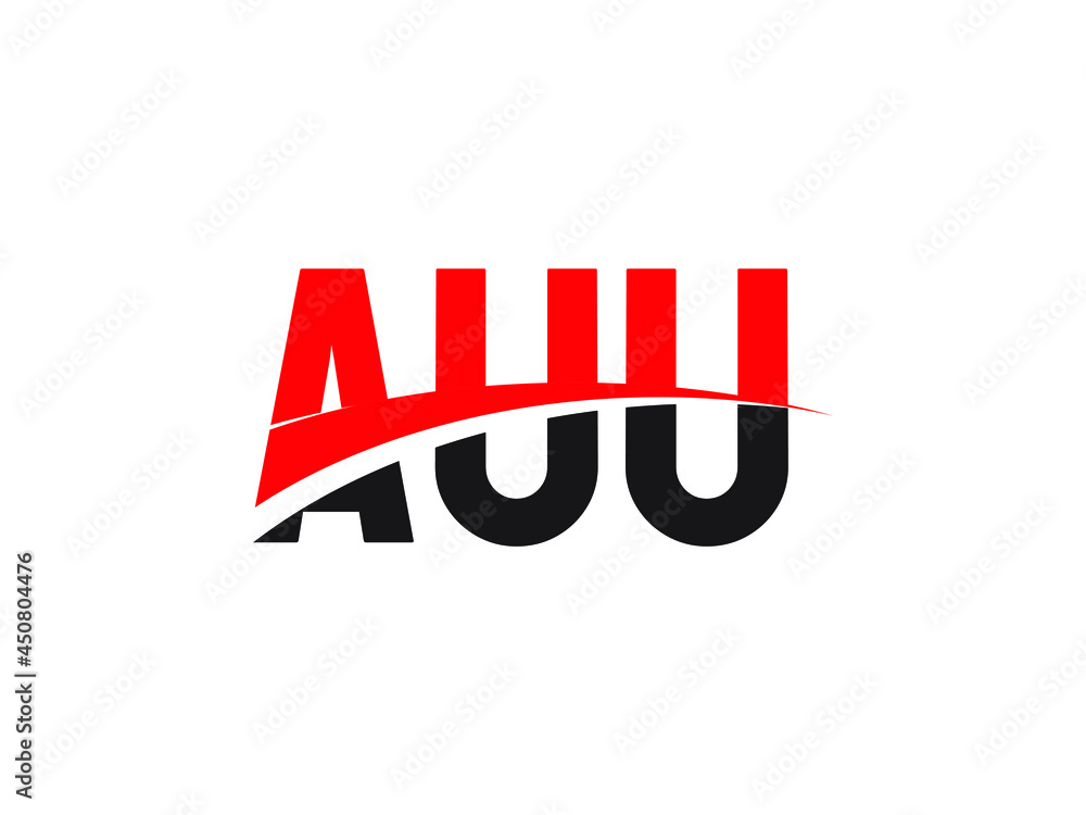 AUU Letter Initial Logo Design Vector Illustration AUU Letter Initial Logo Design Vector Illustration