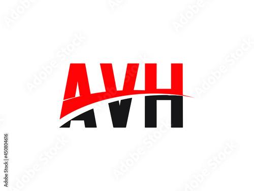 AVH Letter Initial Logo Design Vector Illustration photo